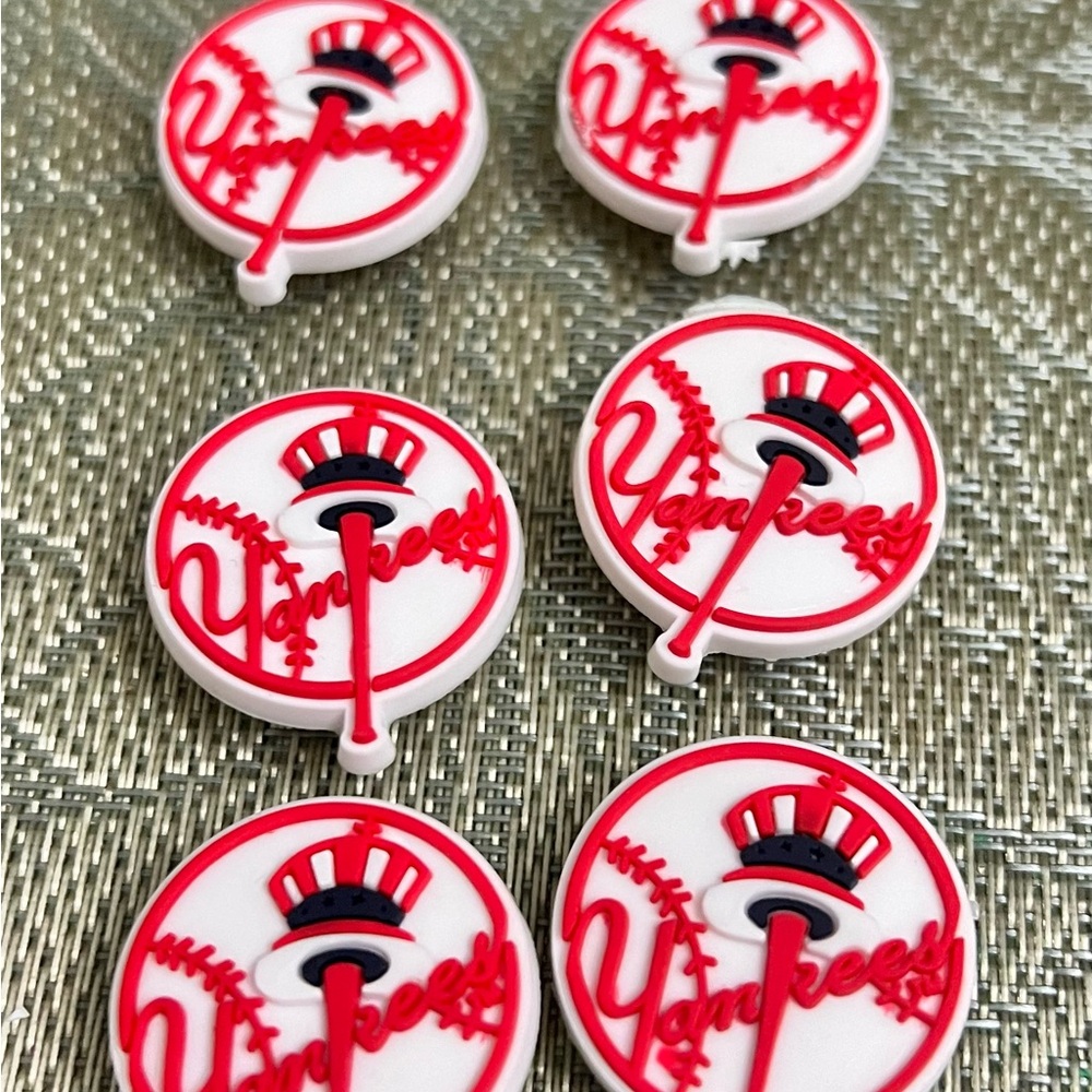 Crocs New York Yankees jibbitz. $1.5 each